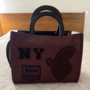 Coach Varsity Rogue 25 with wallet and card case